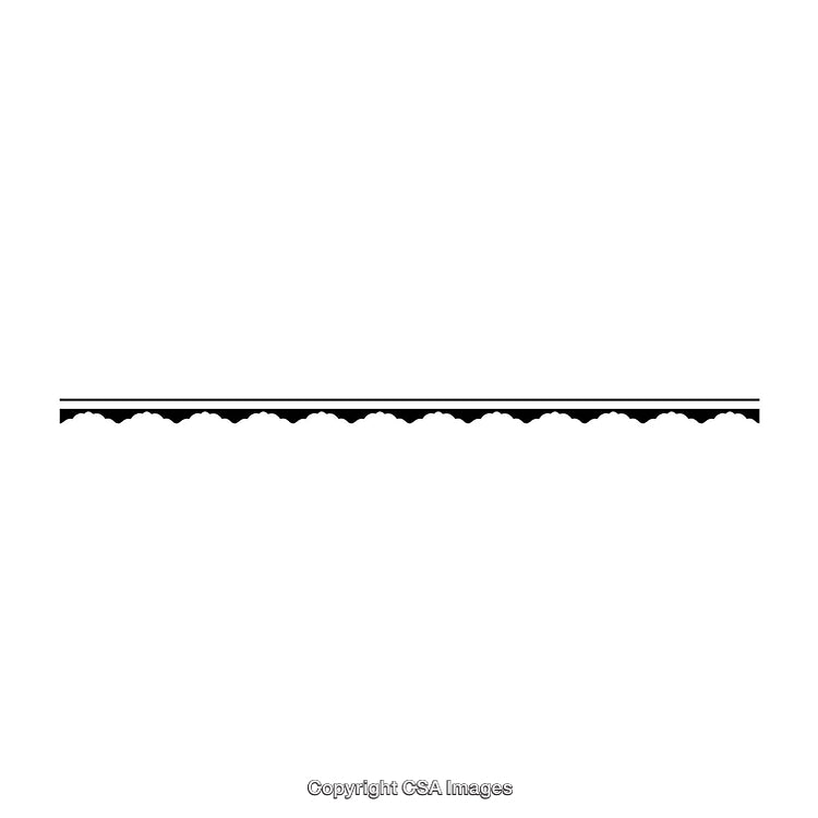 Elegant Black And White Border With Ornamental Design Element