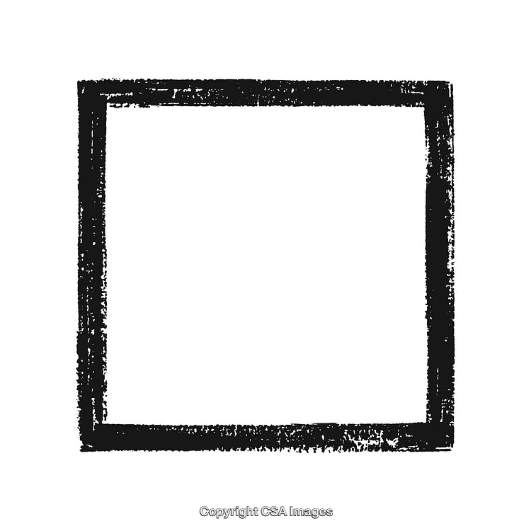 Textured Black And White Border With Grunge Square Frame Design