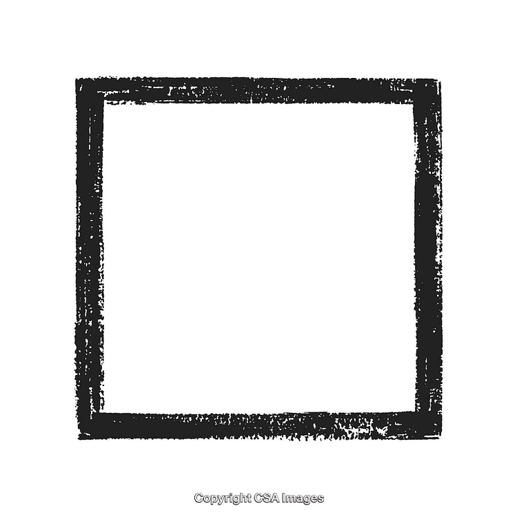Textured Black And White Border With Grunge Square Frame Design