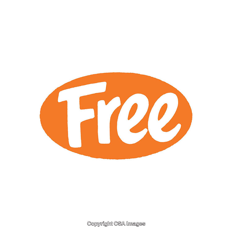 Bold Orange Free Script on White Background Thumbnail Image