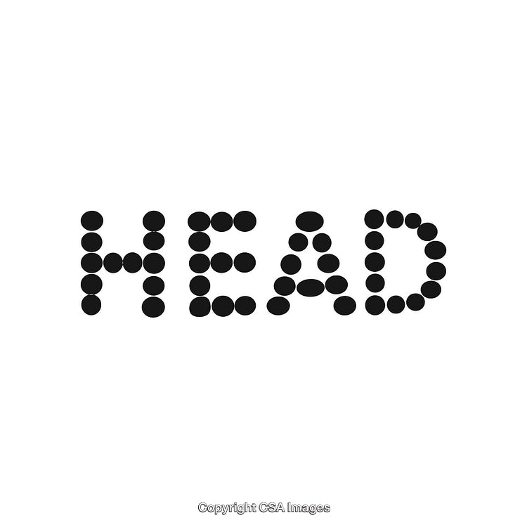Creative Text Illustration Using Dotted Typography on a White Background