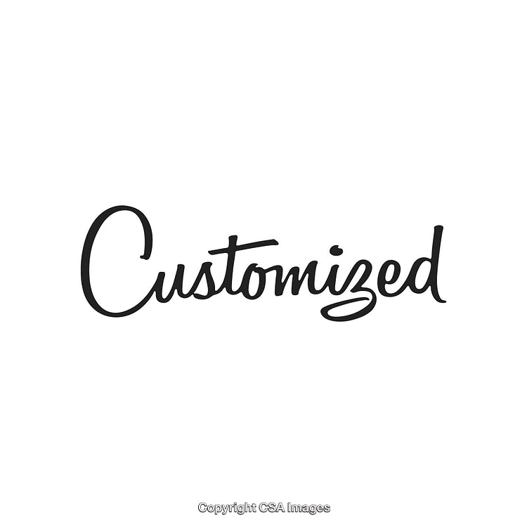 Customized Calligraphy Word Design in Artistic Handwritten Style on White
