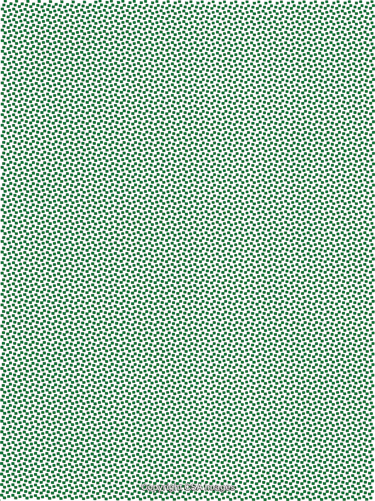 Green Pattern on White Background with Modern Repetitive Abstract Shapes