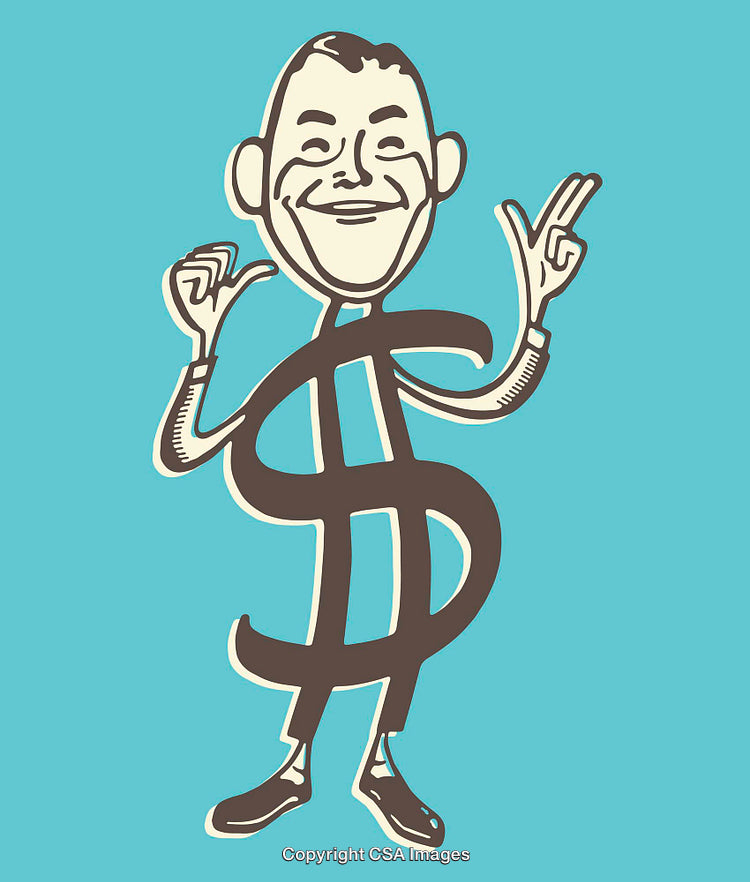 Creative Line Art Illustration of Business and Finance Theme
