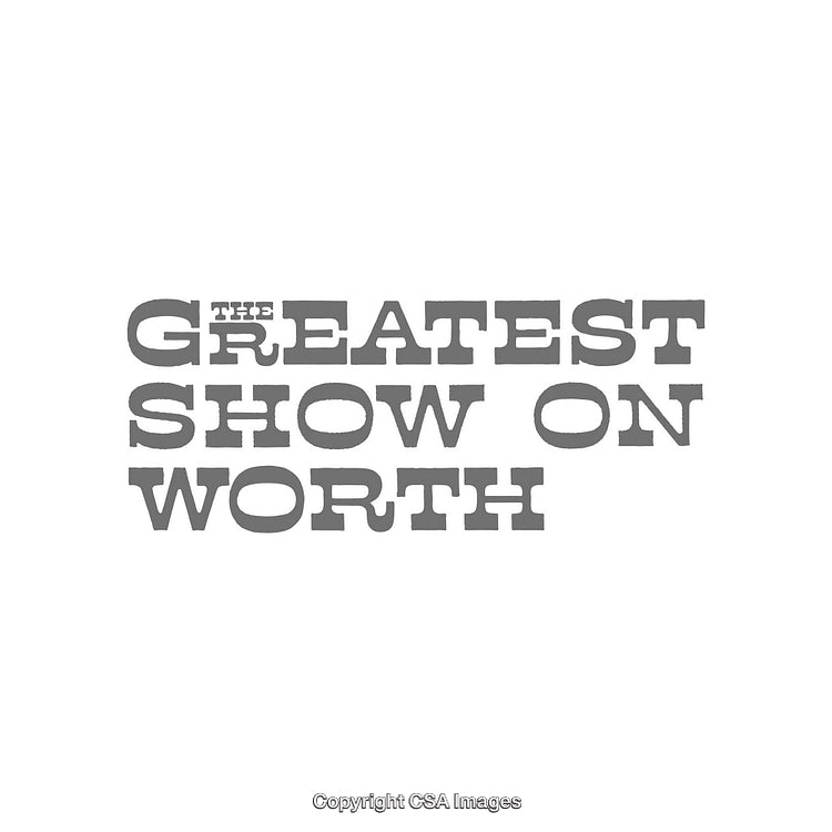Minimalist Typography Art Showing Bold Inspirational Phrase in Monochrome Gray