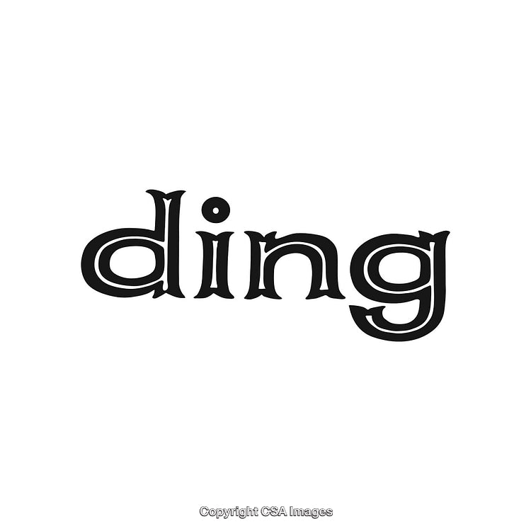 Decorative Typography Featuring Playful Serif Letters On a Simple Background