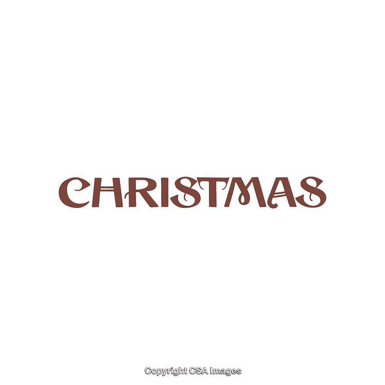 Elegant Classic Christmas Typography in Minimal Design Style