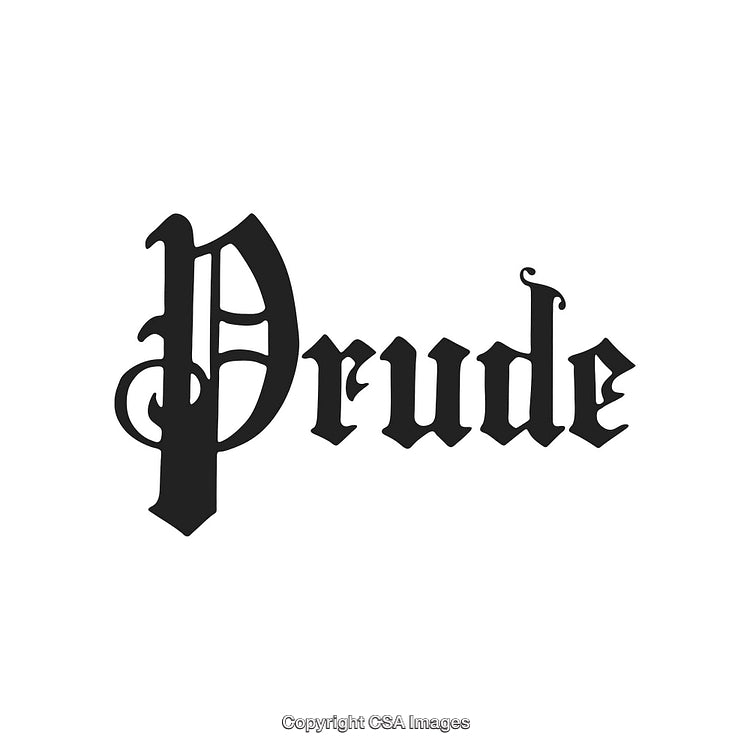 Gothic Styled Word Art Featuring Elegant Typography on White Background