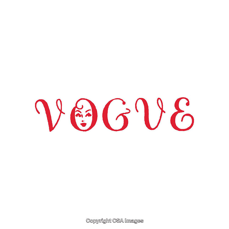 Creative Stylish Red Typography Design Featuring Elegant Fashion-Influenced Elements