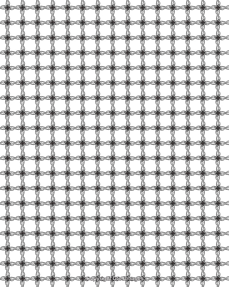 Intricate Black and White Background Pattern with Geometric Repetition