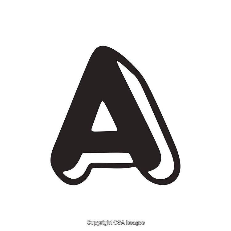 Bold Artistic Depiction of the Letter A with Modern Design