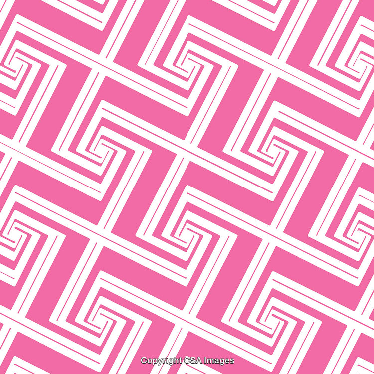 Pink Abstract Geometric Pattern With Angular Line Design