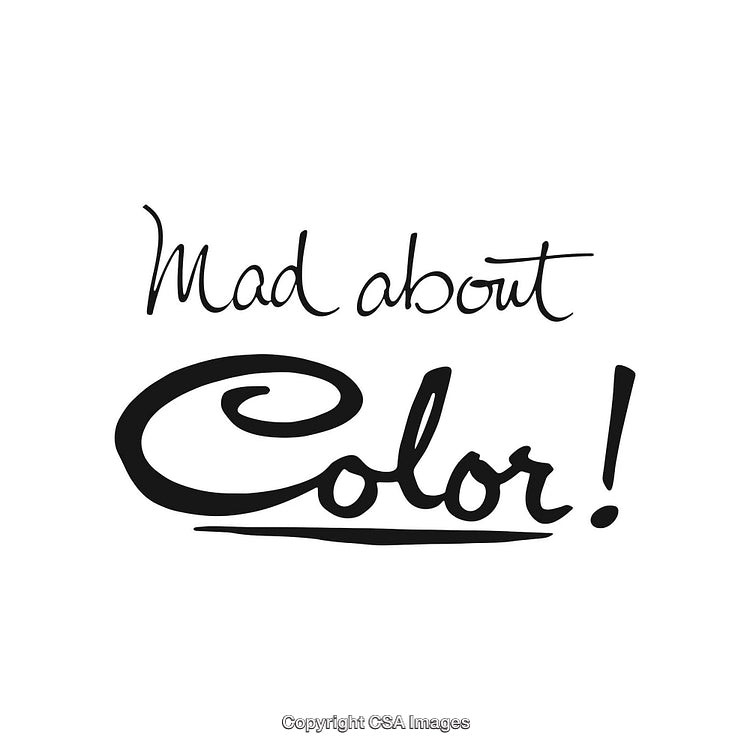 Handwritten Phrase Expressing Passion for Vibrant Colors on a Minimal Background