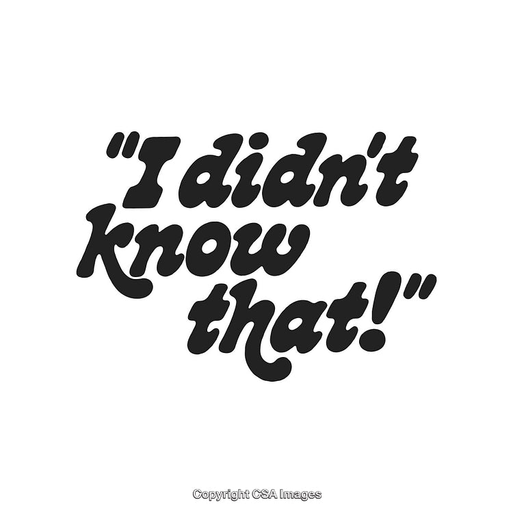 Classic Black Typography Displaying Surprised Phrase With Bold Style