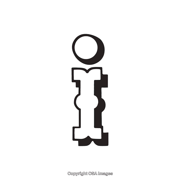 Creative Artistic Depiction of the Letter 'I' in Bold Typography