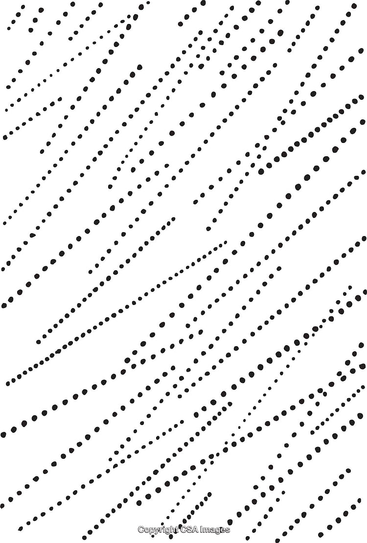 Abstract Black Dot Pattern on a Clean White Background