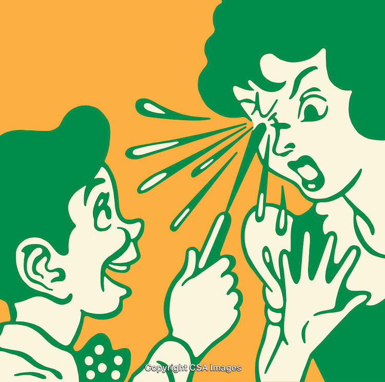 Humorous Colorful Illustration of Nostalgic Vintage Style Cartoon Figures