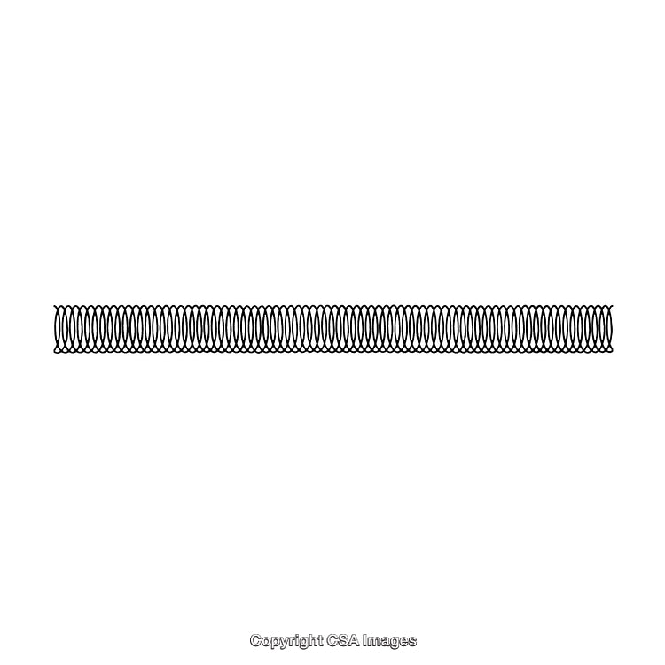 Minimalistic Black and White Horizontal Border Design Illustration