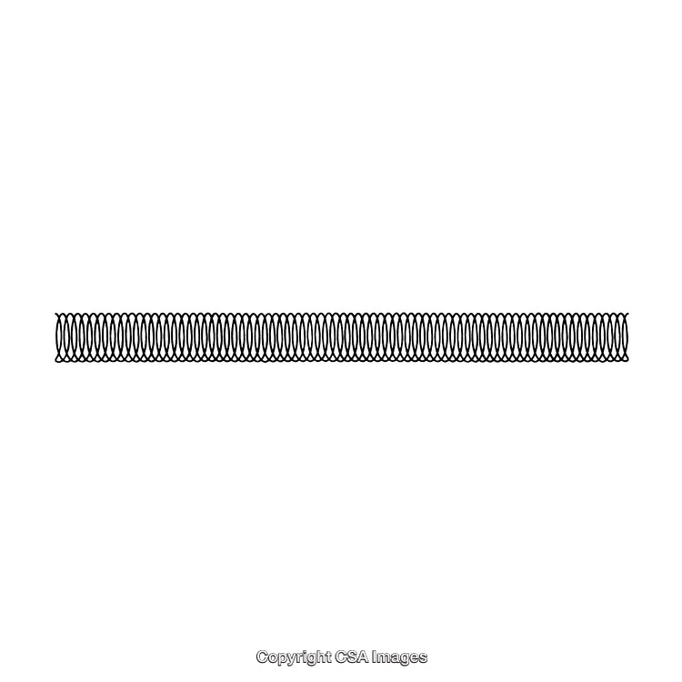 Minimalistic Black and White Horizontal Border Design Illustration