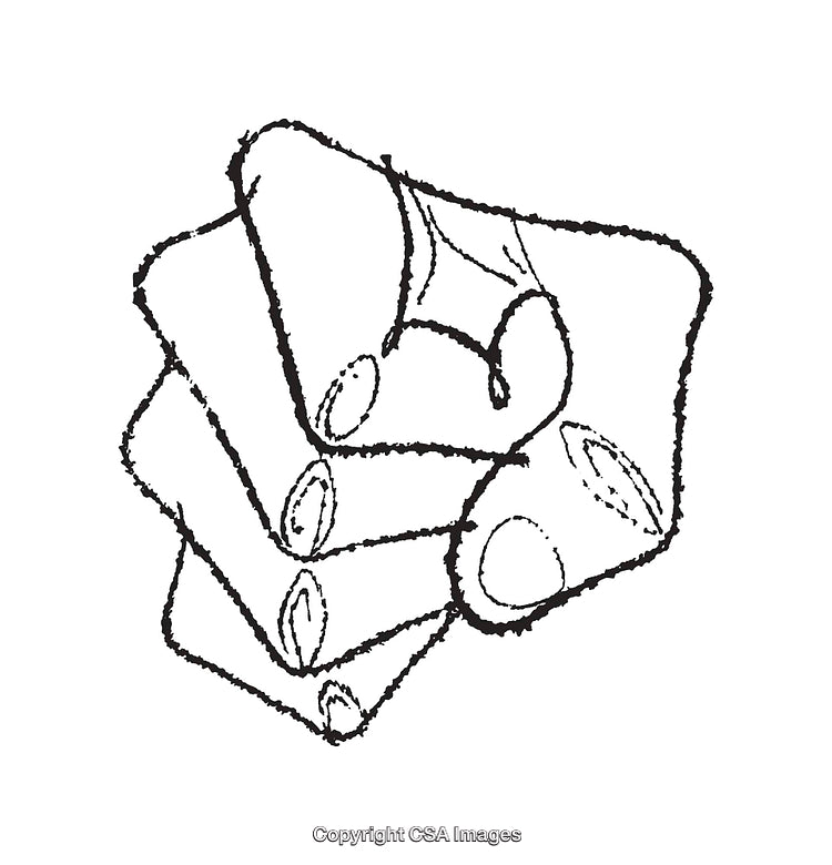 Black and White Line Art Illustration of a Unique Hand Gesture