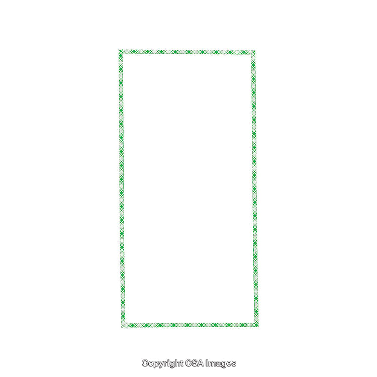 Elegant Green Pattern Frame Suitable for Decorative and Artistic Uses