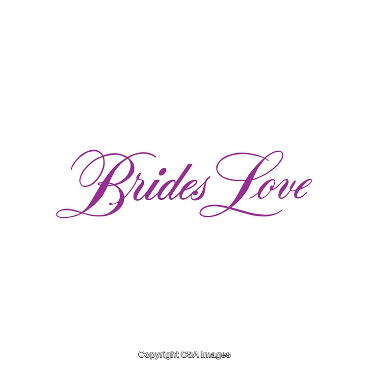 Elegant Purple Script Text on White for Wedding Themed Designs