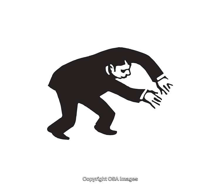 Silhouette of a Person Posing in a Unique Expression