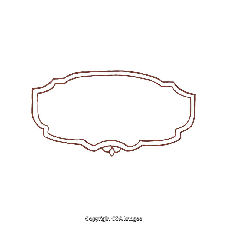 Elegant Ornamental Frame Design with Decorative Minimalist Border