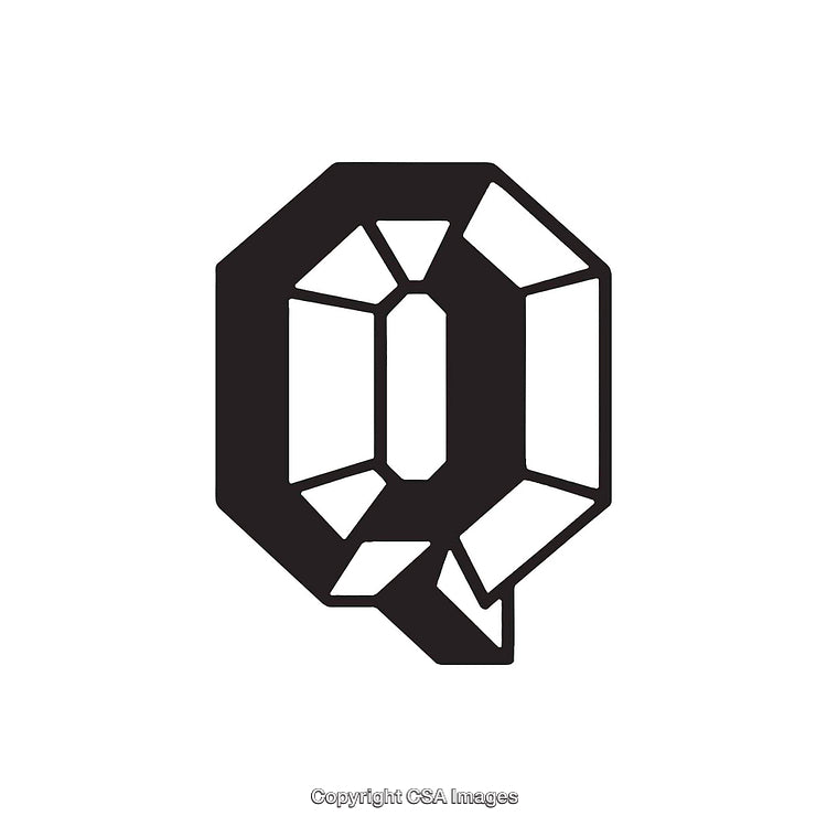 Geometric Letter Q Logo Design with Bold Minimalist Style