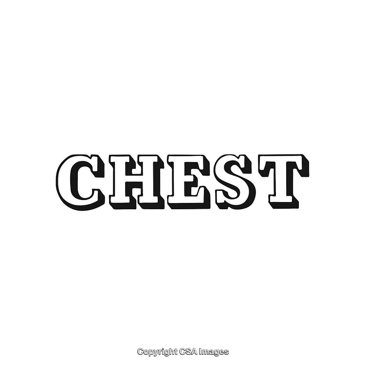 Stylized Text Display With Bold Letters and Minimalist Design on White Background