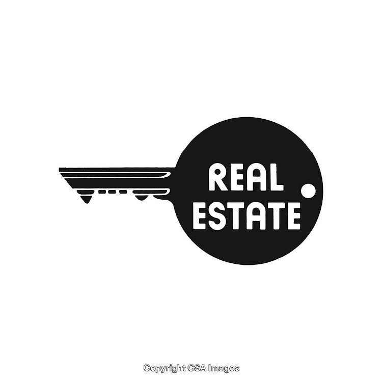 Real Estate Key Logo Design for Property Business and Housing