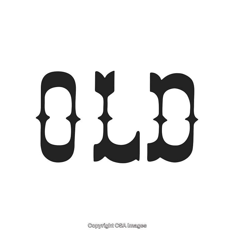 Black and White Custom Typography Optical Illusion Graphic Art