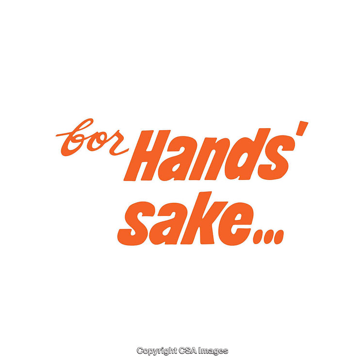 Bold Graphic Design Featuring Orange Text on White Background