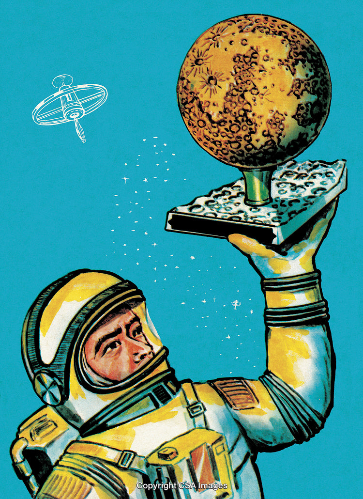 Astronaut Holding Planet