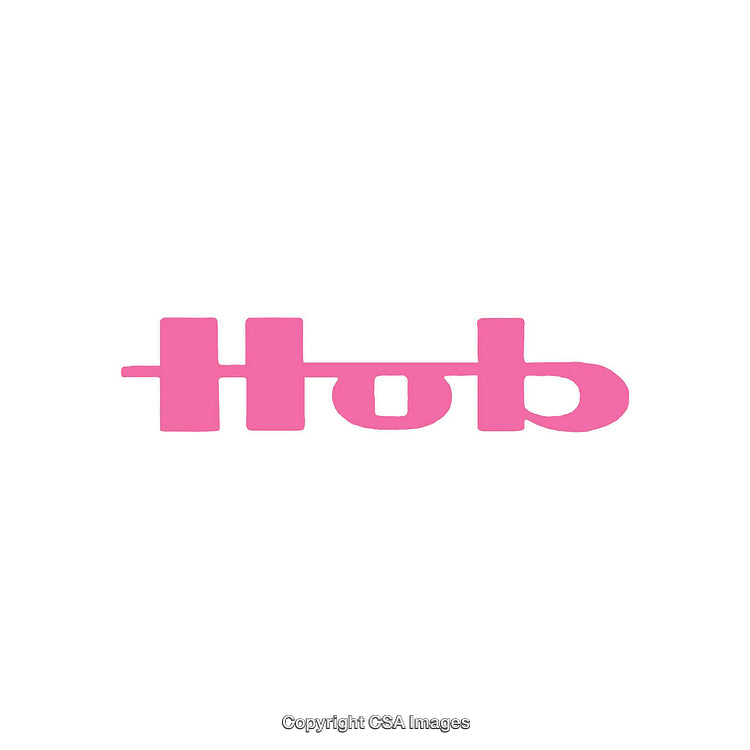 Bold Pink Typography Design on White Background