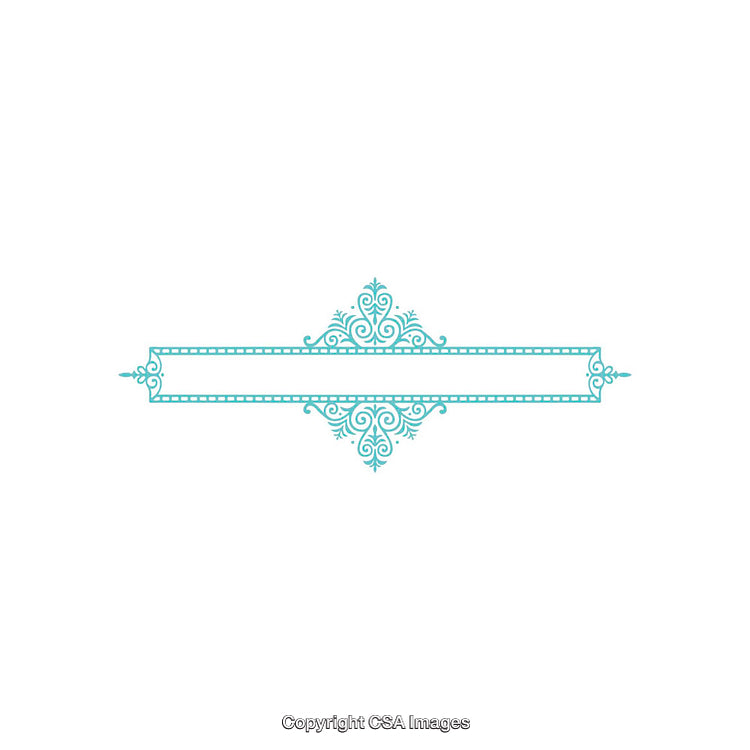 Elegant Ornamental Design With Flourishes and Space for Custom Text