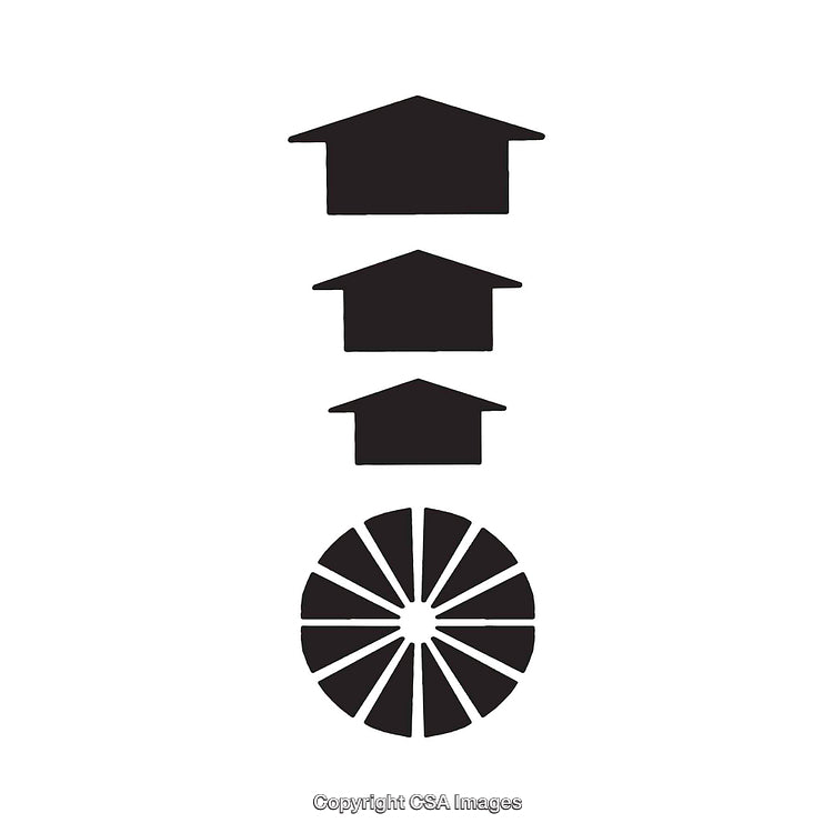 Collection of Black and White Dingbats Arranged in Minimalist Style