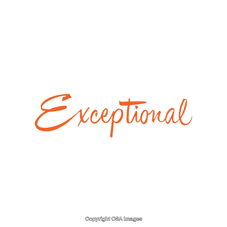 Exceptional Calligraphy Text in Bold Orange Against White Background