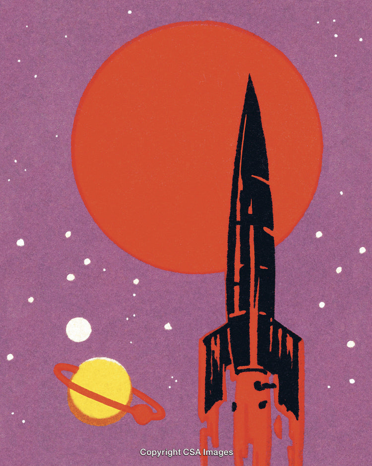 Rocket in Outer Space