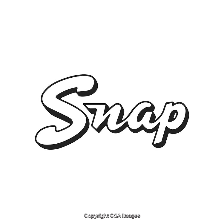 Stylish Black and White Bold Typography With Retro Design
