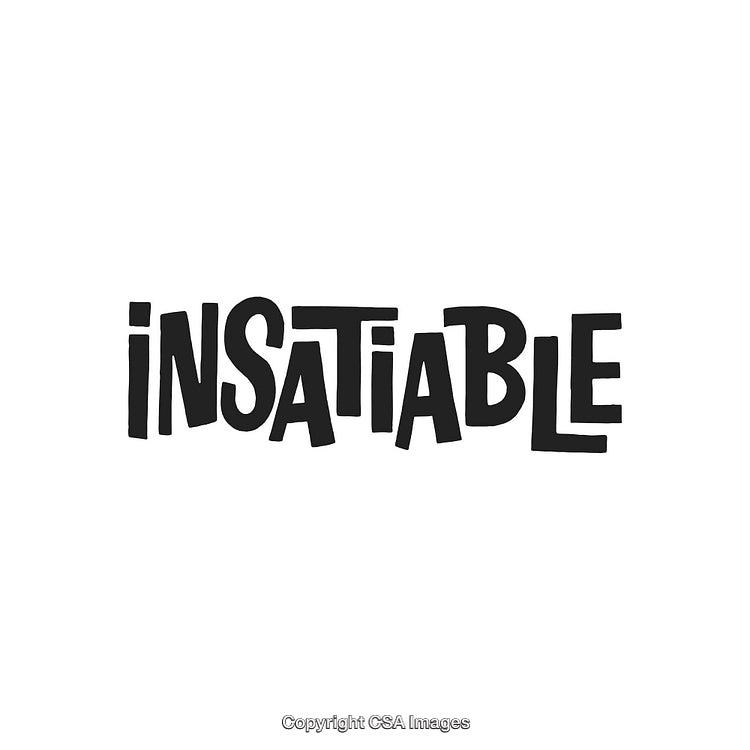 Insatiable Typography Design with a Bold and Expressive Style