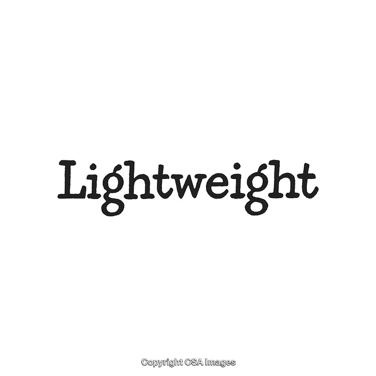 Minimalistic Typographic Design Featuring the Word Lightweight in a Stylish Font