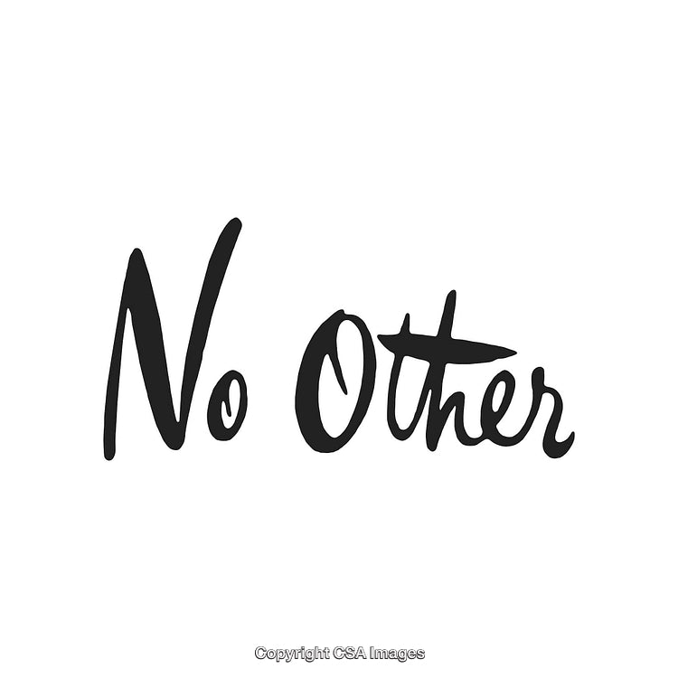 Handwritten Style Text Artwork Emphasizing Unique and Distinctive Qualities
