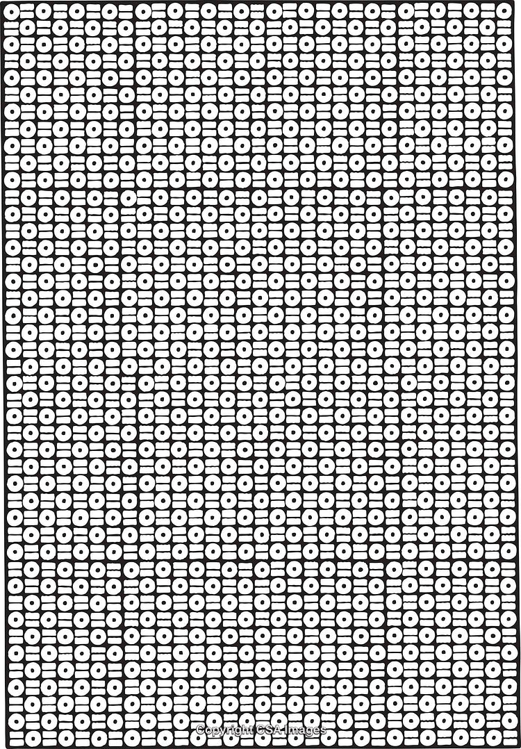 Monochromatic Abstract Black and White Geometric Pattern Background