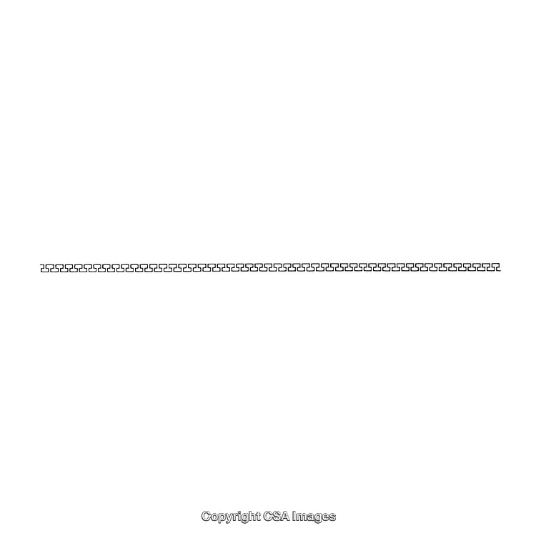 Intricate Black and White Decorative Border Design
