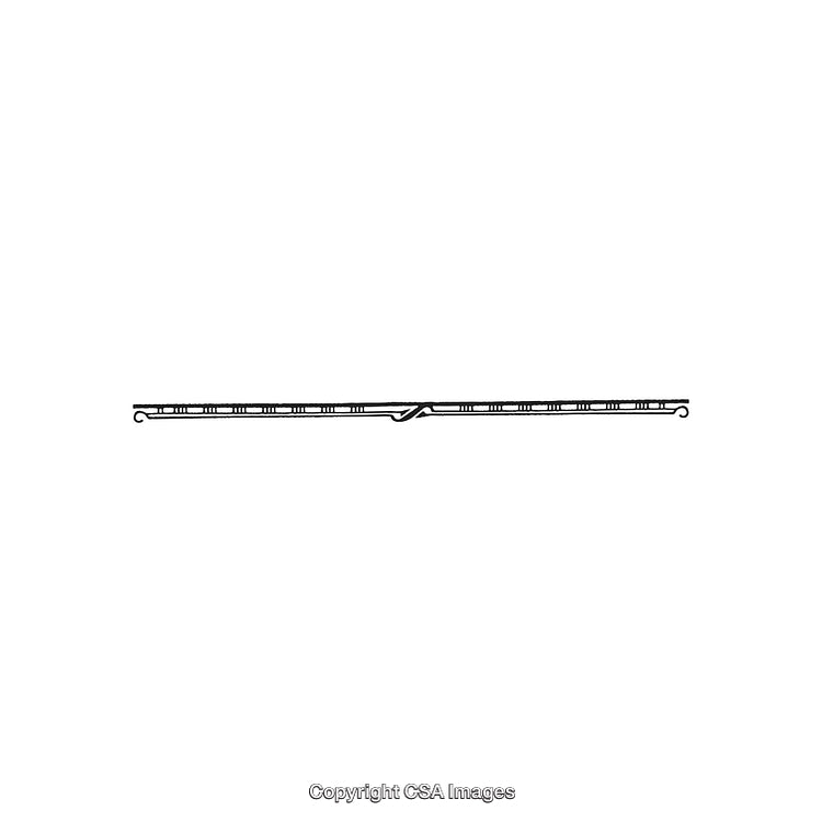 Elegant Black and White Geometric Design for Decorative Ornamentation