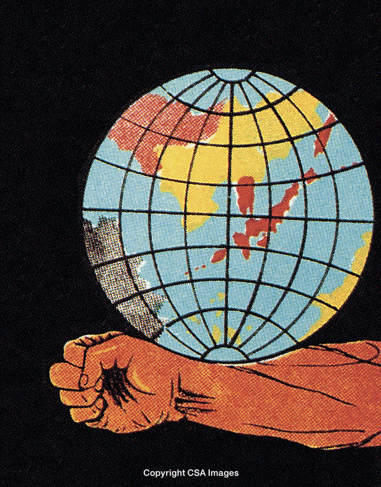 Globe on an Arm