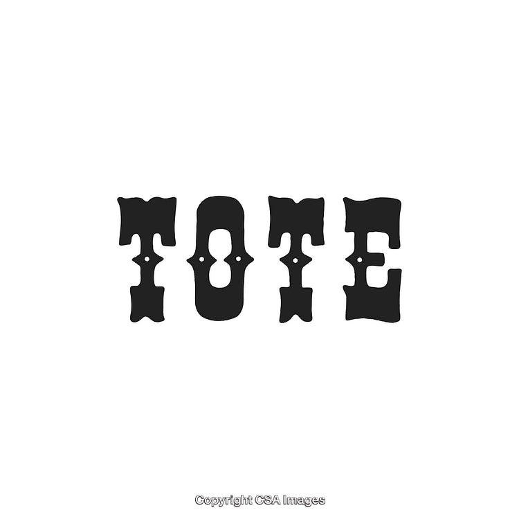 Modern Typography Design with Bold Black Lettering on White Background