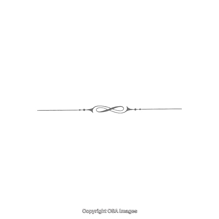 Elegant Decorative Line Divider with Stylish Swirl Design