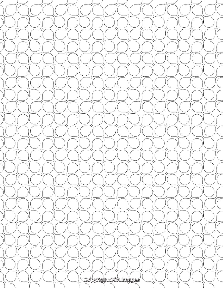Seamless Black and White Abstract Geometric Line Art Background Pattern